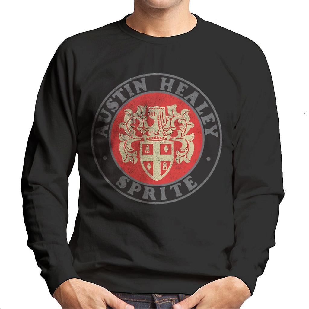 Austin Healey Sprite Logo British Motor Heritage Men's Sweatshirt Black Medium