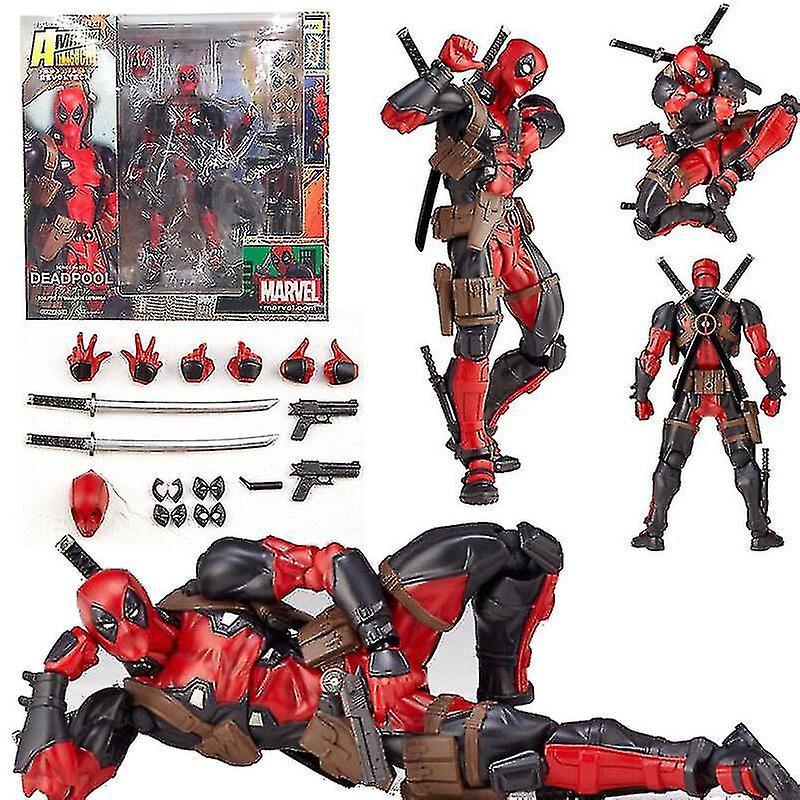 Mingerda Marvel Legends X-men No.001 Deadpool Action Figure Amazing Revoltech Kaiyodo Toy