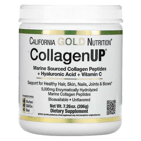 California Gold Nutrition, CollagenUP, Marine Hydrolyzed Collagen + Hyaluronic Acid + Vitamin C, Unf