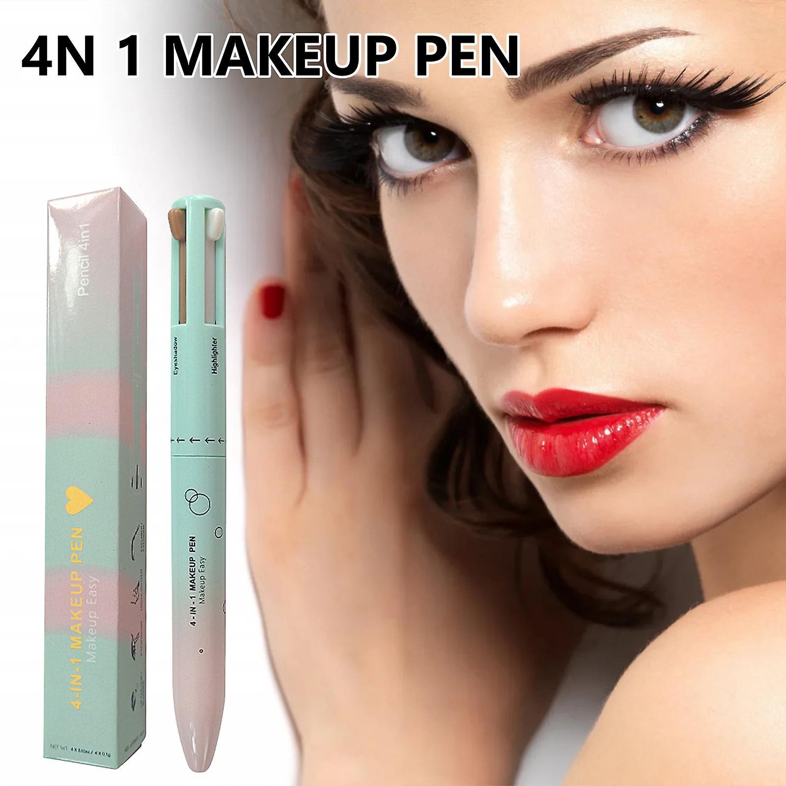 Baodan 4-in-1 Makeup Pencil 4-in-1 Makeup Pencil 4-Color Lip Line Highlight Eye Shadow Eyebrow Pencil 4in1