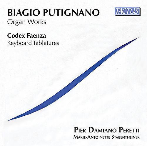 Tactus Records Faenza / Peretti / Stabentheiner - Organ Works / Keyboard Tablatures  [COMPACT DISCS] USA import