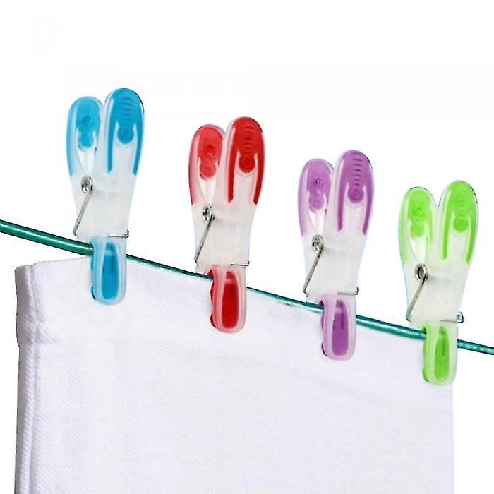 SupaHome Soft Grip Plastic Clothes Pegs (Pack of 20) Multicoloured One Size