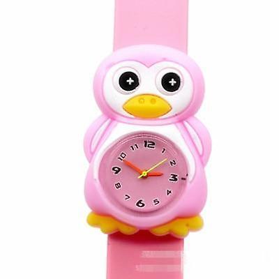 Slowmoose 3d Cartoon Kids Baby Toy, Clock Penguin