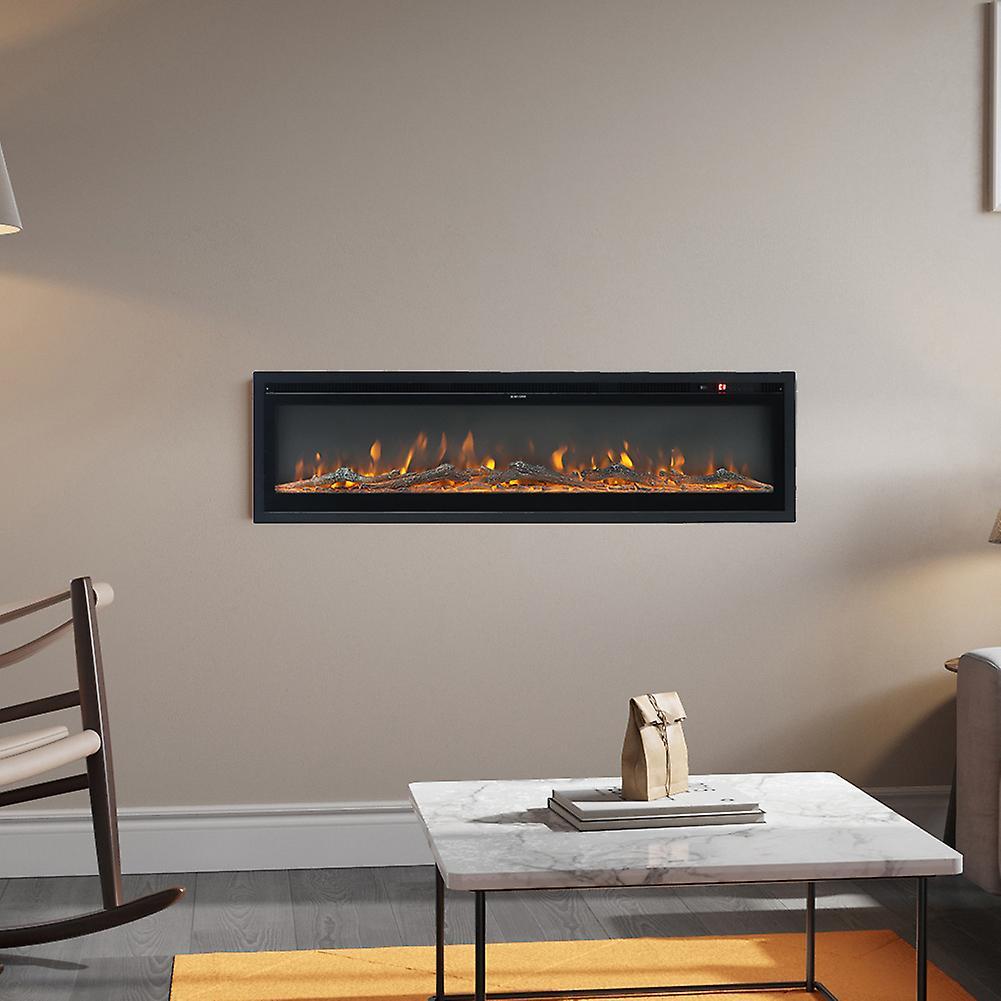 Living And Home Livingandhome Freestanding 50 Inch Wall Mounted Insert Electric Fireplace