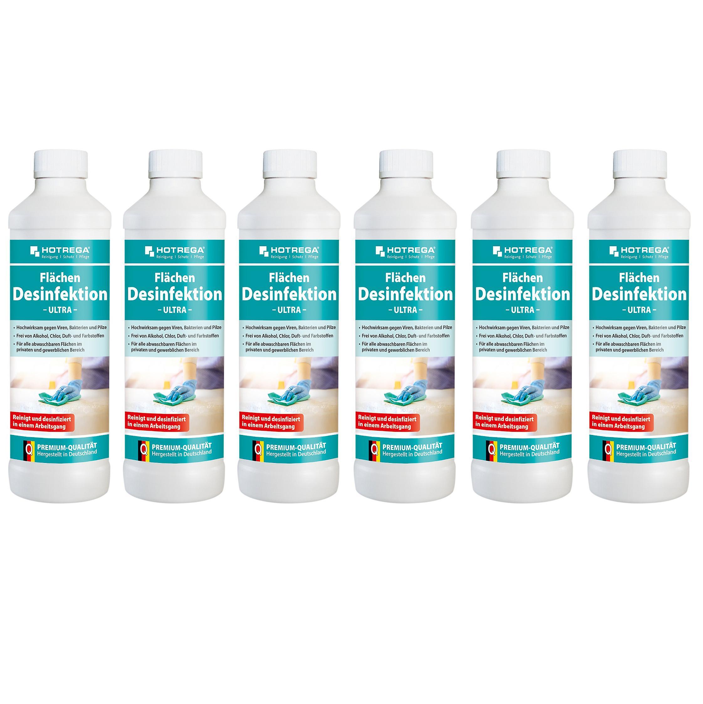 6 x HOTREGA® surfaces disinfection -Ultra- with Spitz insert, 500 ml