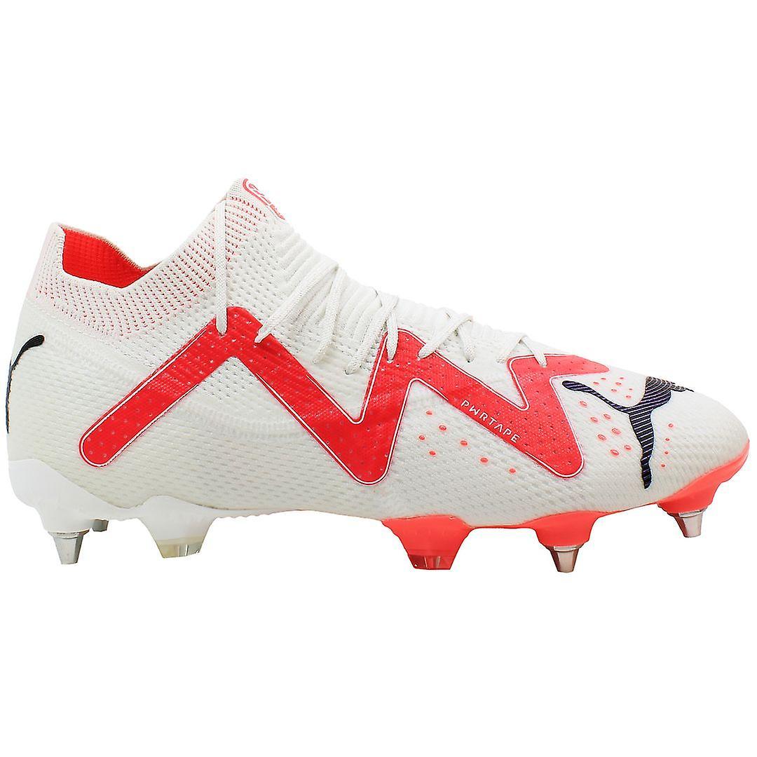 Puma Future Ultimate MxSG Lace-Up White Synthetic Mens Football Boots 107351_01 UK 7.5 EU 41 US 8.5