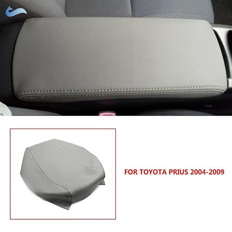 Redkid For Toyota Prius 2004 2005 2006 2007 2008 2009 2010 2011 2012 2013 2014 2015 Center Console Lid Armrest Box Cover Protect Trim A Gray