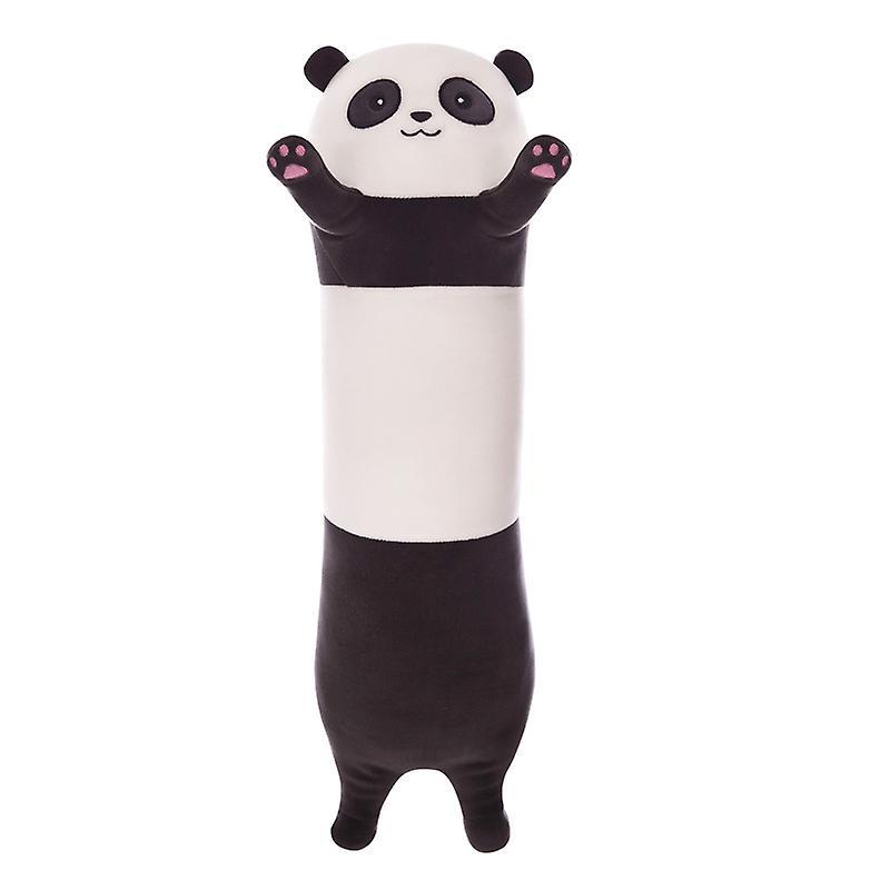 Zhongyun Panda Soft Pillow Plush Long Throw Sleeping Pillow Cotton Panda Pillow Cuddly Stuffed Cute Plush Doll Toy Gift 90cm