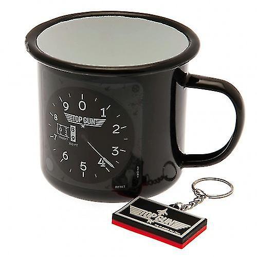 Top Gun Enamel Mug Set Black/Red One Size