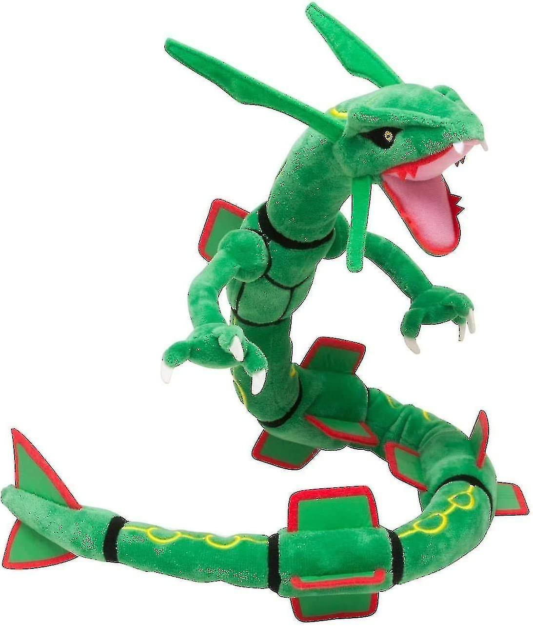 Elciaicle 31 Inch Green Rayquaza Dragon Plush Doll Stuffed Doll Toys Gifts For Children, Stuffed Animal Toys(green)