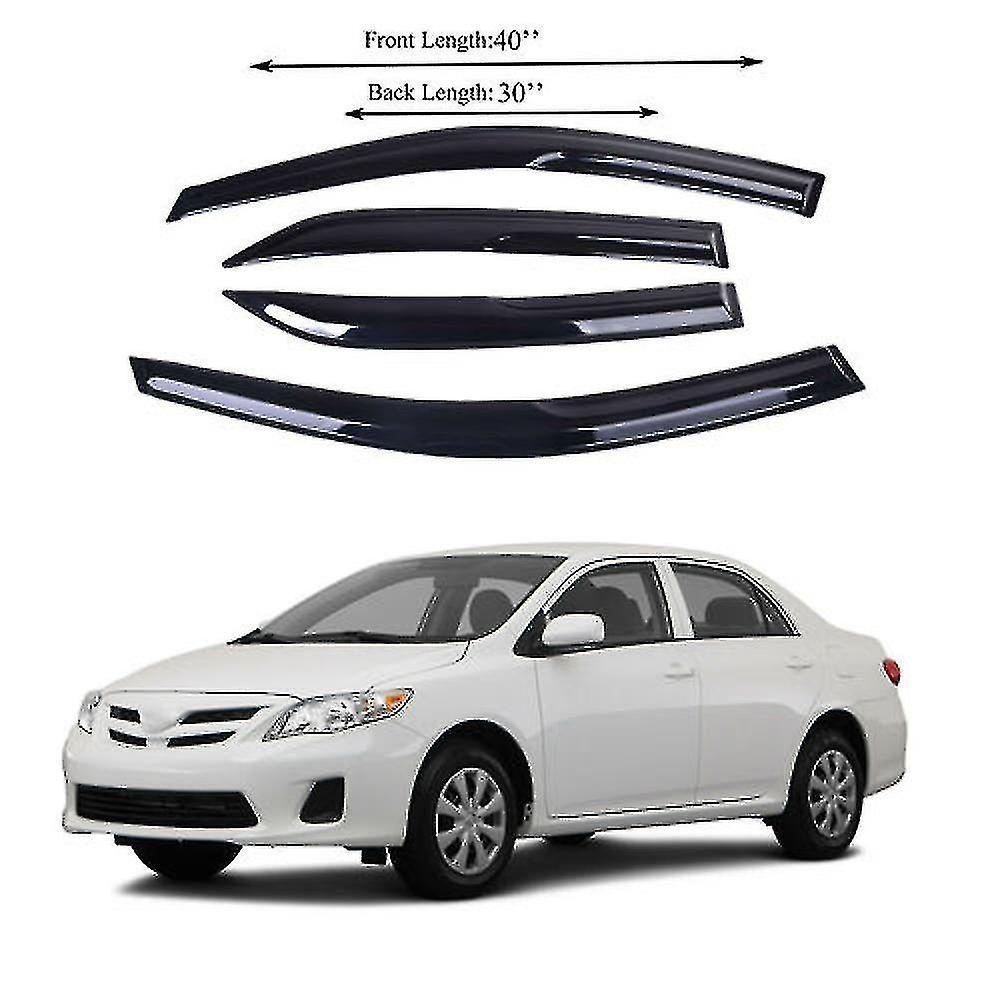 Fits for Toyota corolla 07-13 Side Window Vent Visor Sun Rain Deflector Guard