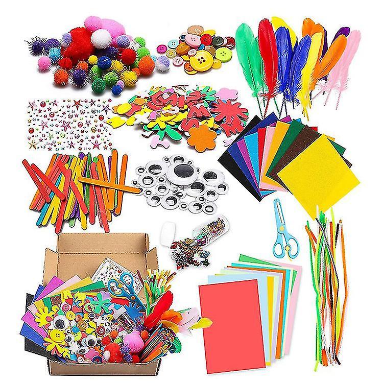 Exia Diy Art Craft Sets Supplies For Kids Toddlers Modern Kid Crafting Supplies Kits Include Pipe Cleaners Colour Felt 1