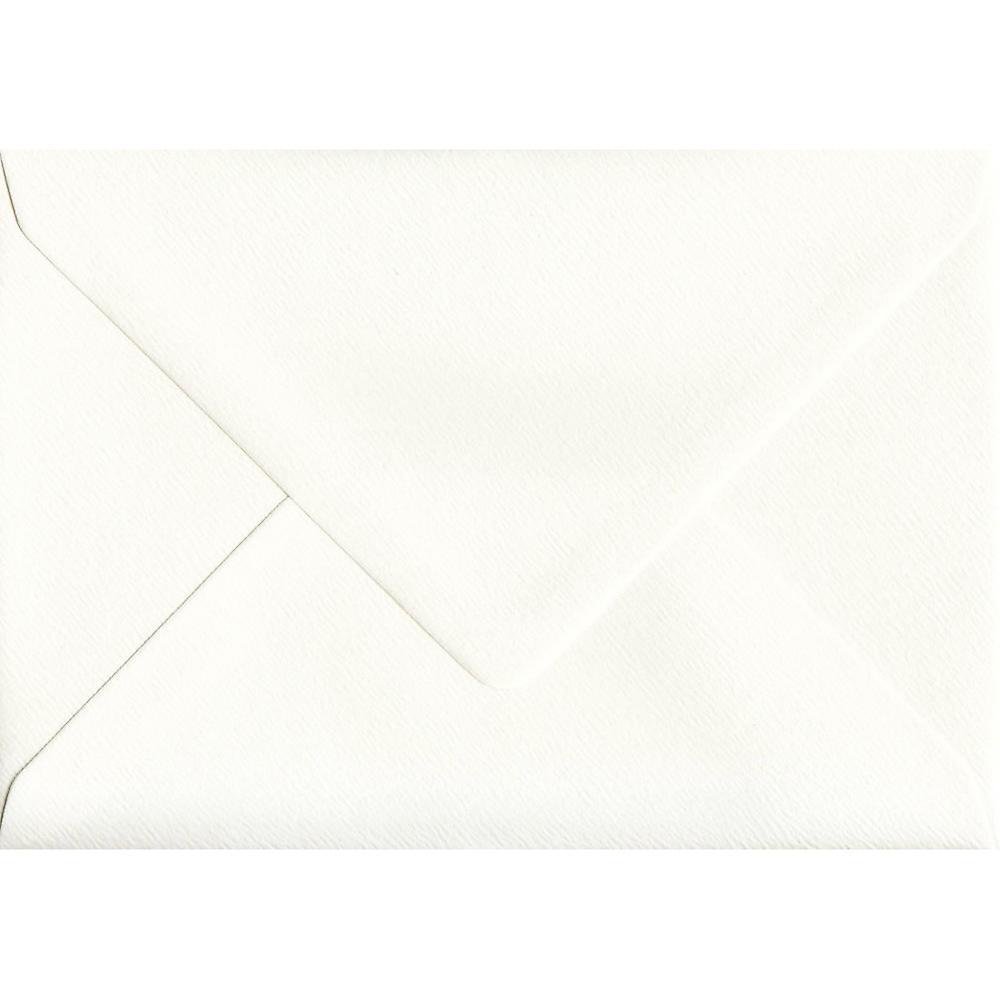 ColorSono Ivory Silk Gummed Greeting Card Coloured Ivory Envelopes. 110gsm GF Smith Accent Paper. 125mm x 175mm. Banker Style Envelope. 50