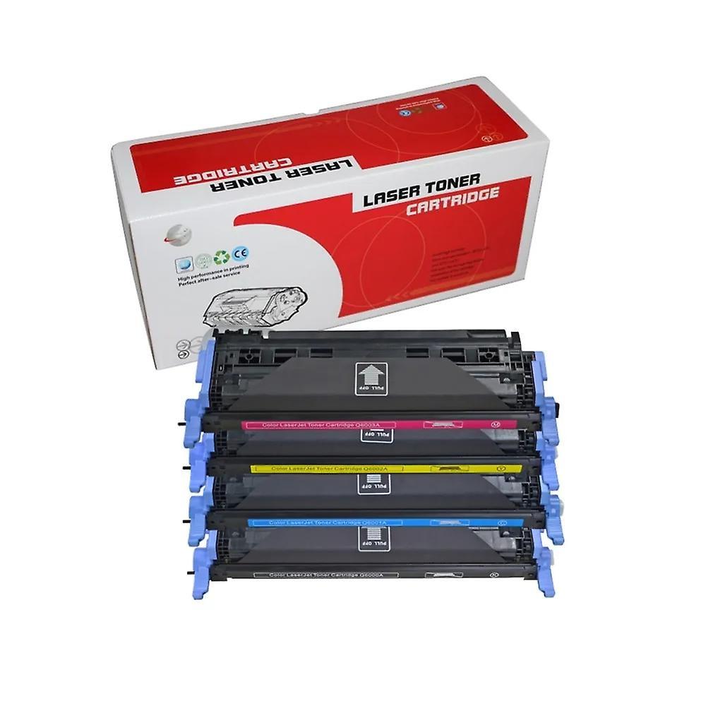 Jiechannel 1Pack Q6000A Q6001A Q6002A for HP toner cartridge 124A q6000 6000a Laserjet 1600 2600n 2605 2605dn 2605dtn CM1015 CM1017 Printer 1PCS Ye...