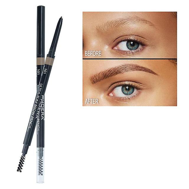 Slowmoose Ultra Fine, Waterproof And Long Lasting Eyebrow Pencil With Brush Taupe