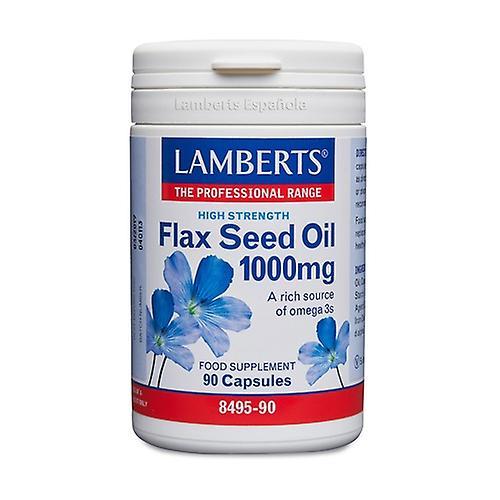 Lamberts Flax seed oil 90 capsules of 1000mg