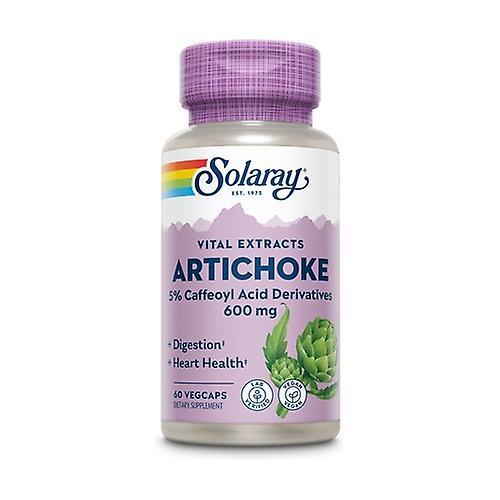 Solaray Artichoke 60 vegetable capsules