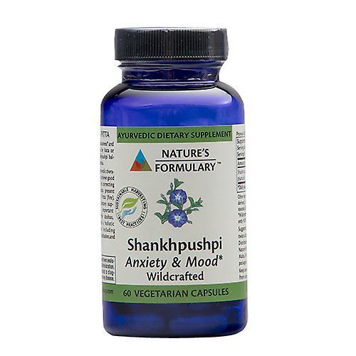 Nature's Formulary Natures Formulary Shankhpushpi, 60 Vcaps (Pack of 1)