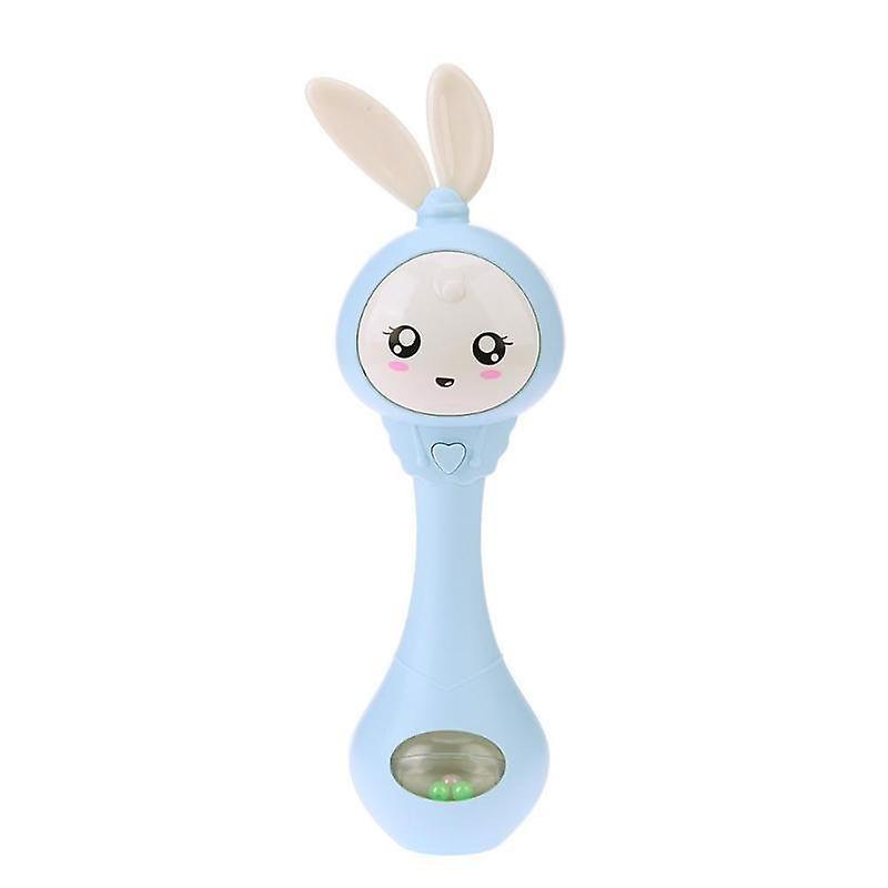 Slowmoose Education Mobile Cot Bed Bell & Music Teether Rattle Toy BLUE