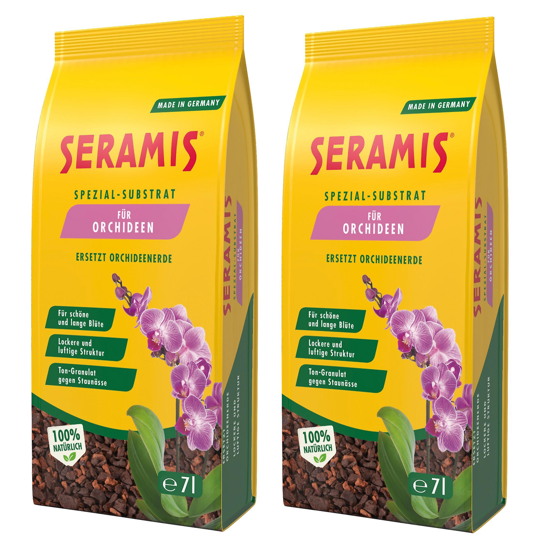 2 x SERAMIS® special substrate for orchids, 7 litres