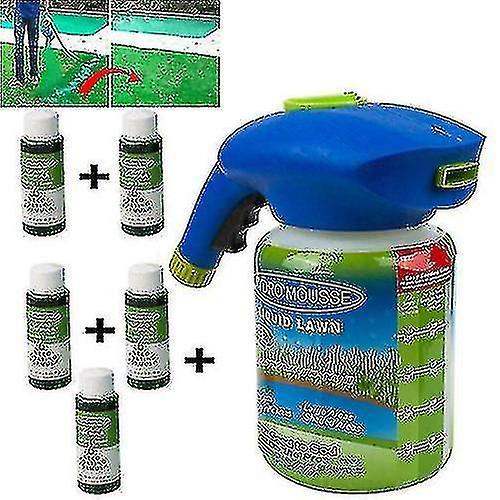 Leke Lawn Sprayer Seed Liquid Hydro Seeding System Mousse Household Grass Care Fz5 1 Bottle 5 Liquid