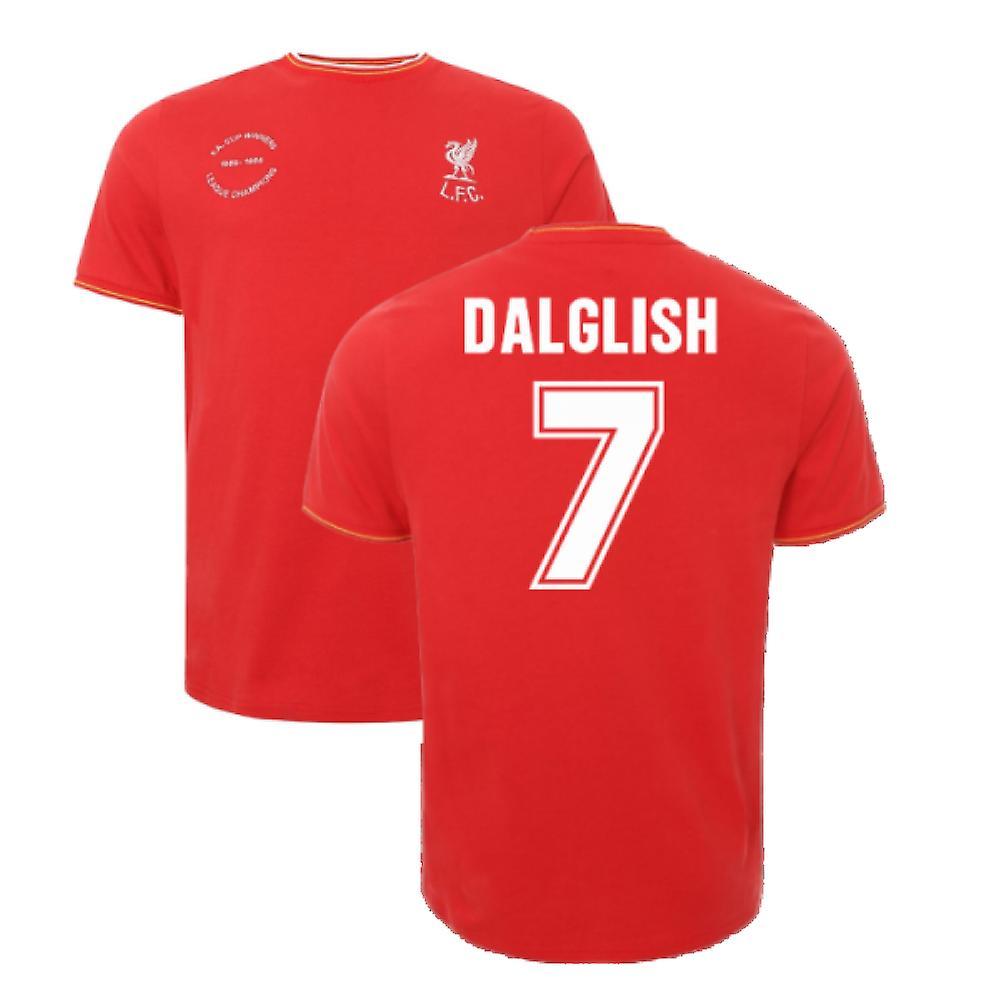 Liverpool Heritage 1986 Red Home Tee (DALGLISH 7) Large Adults