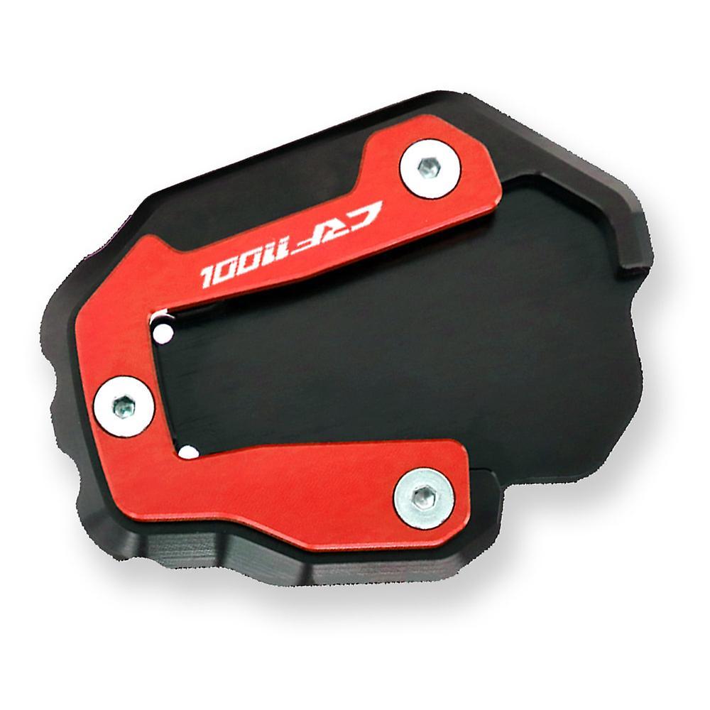 Bicaco For Honda Crf1100l Crf1000l Africa Twin Crf 1100l Crf1000 L Motorcycle Kickstand Foot  Side Stand Extension Pad Support Plate CRF1100L-red