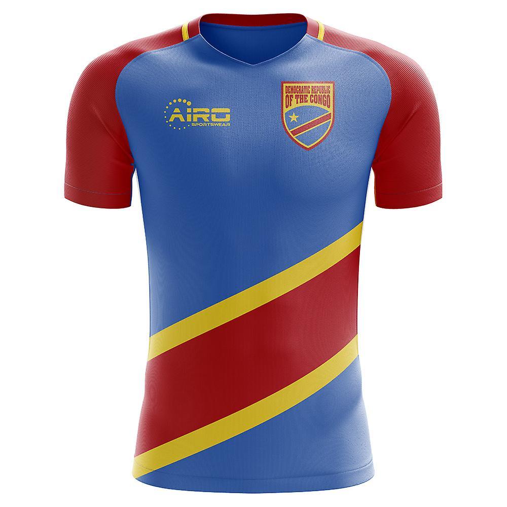 Airo Sportswear 2024-2025 DR Congo Home Concept Football Shirt Blue S