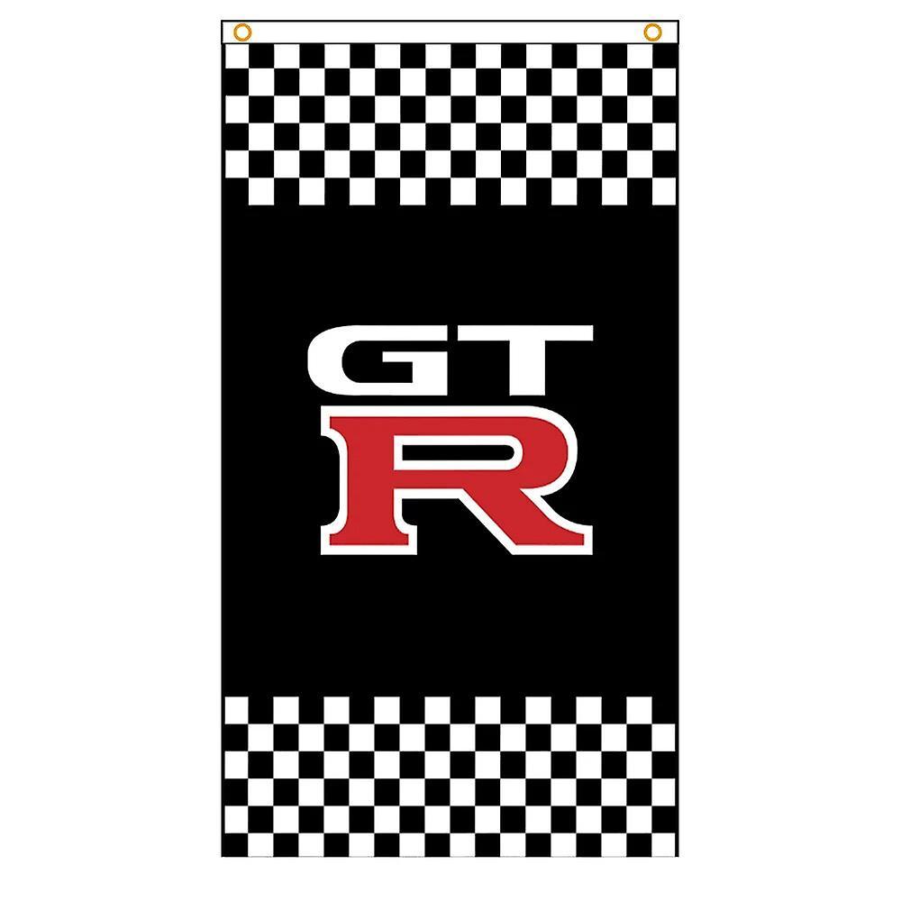 Scitoo Election  3x5fts Gtr Vertical Checkered Flag For Carnissan Gtr Banner 120 x 180cm