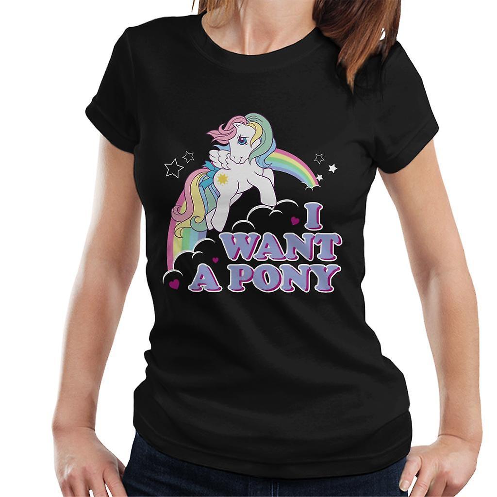 My Little Pony I Want A Pony Women's T-Shirt Black Small