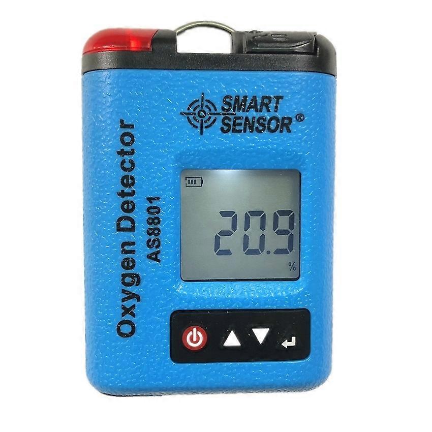 Redkid AS8801 Oxygen Gas Monitor Detector 0~30% VOL Oxygen Leak Location Deterne digital O2 concentration Monitor include Battery