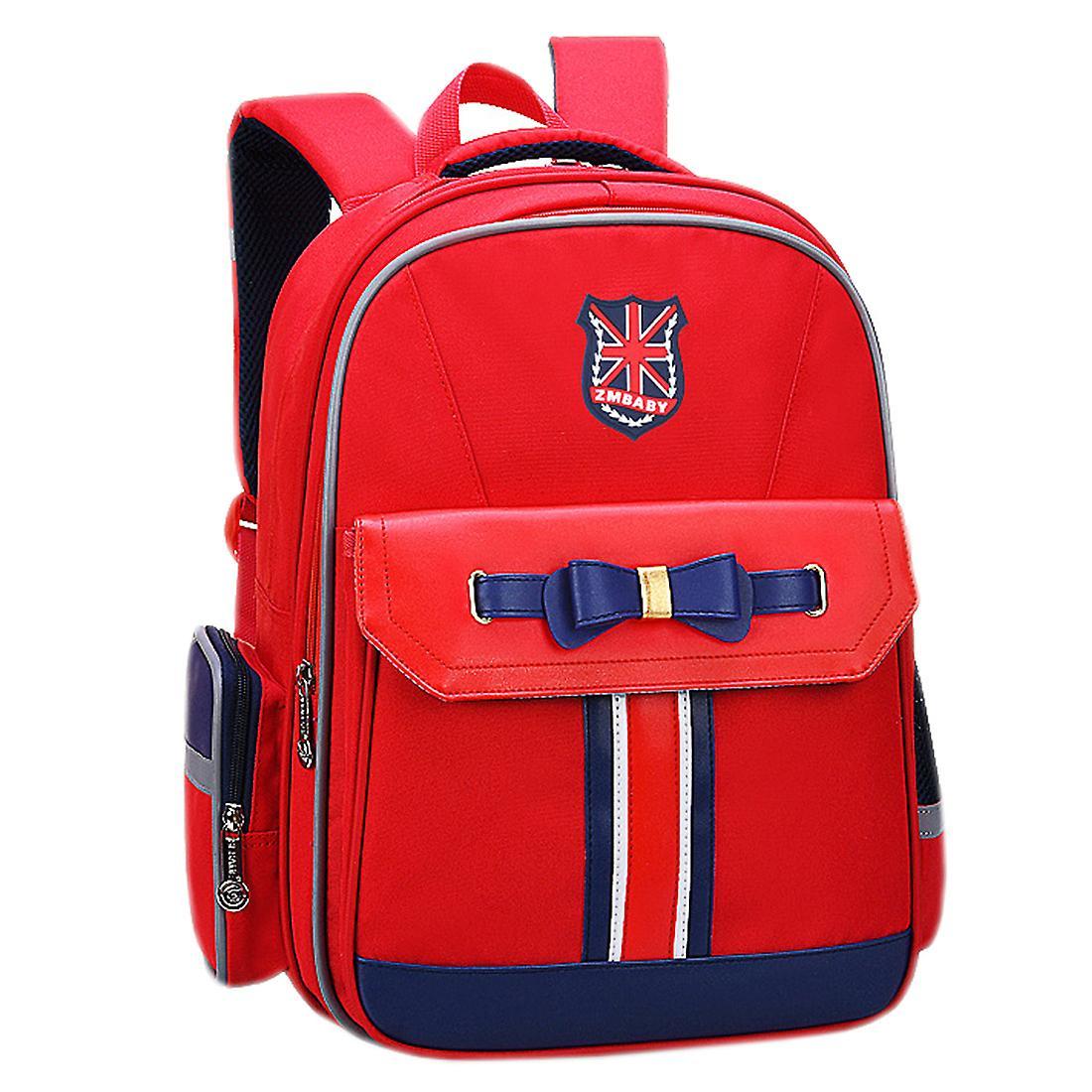 Keluosi Casual Girls School Back Pack For 6-16 Years Red