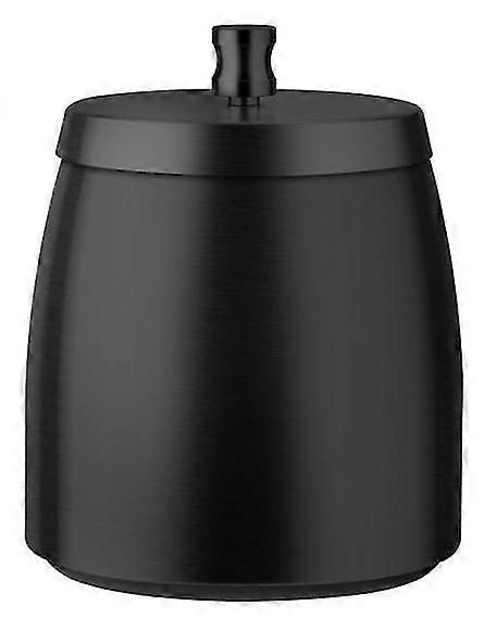 Ersam Stainless Steel Indoor/outdoor Ashtray With Lid-black