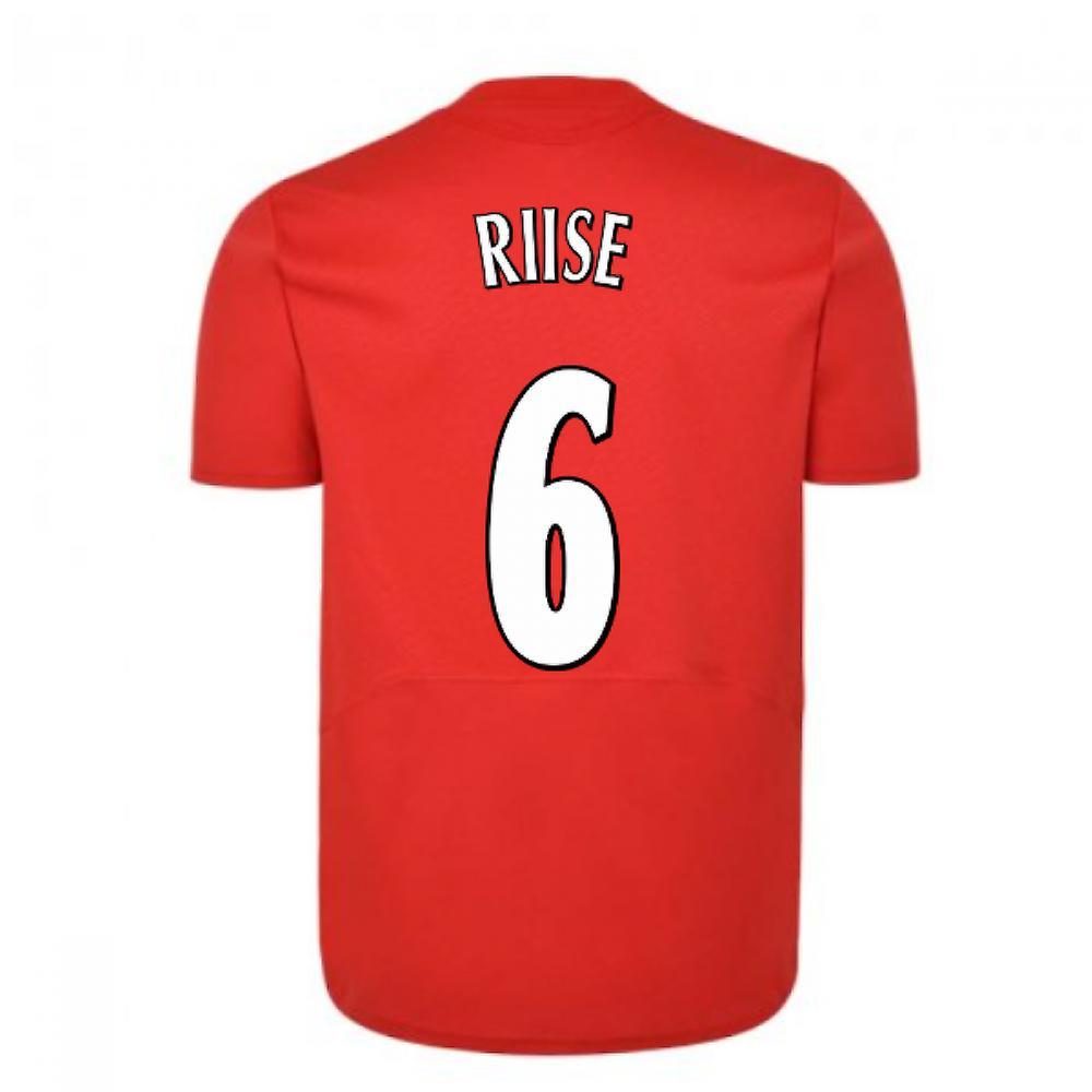 Toffs Liverpool FC 2005 Istanbul Home Shirt (Riise 6) Red Large - 40-42 inch Chest