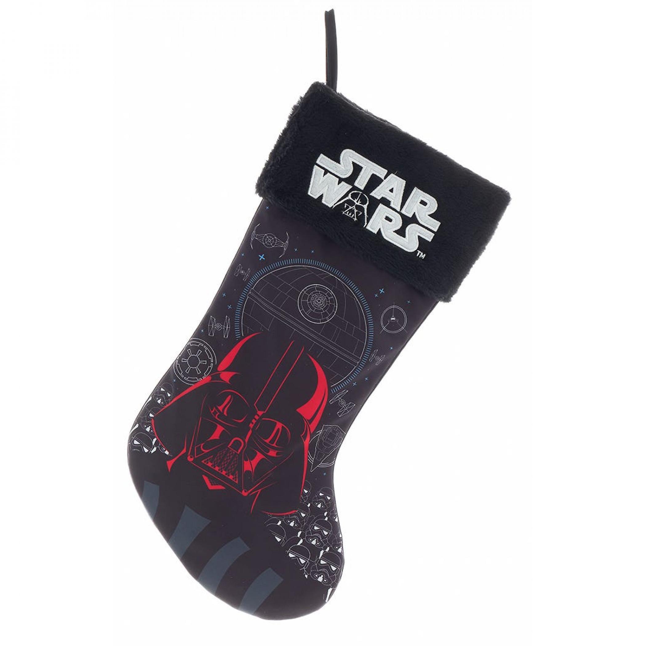 Star Wars Darth Vader Holliday Stocking Black