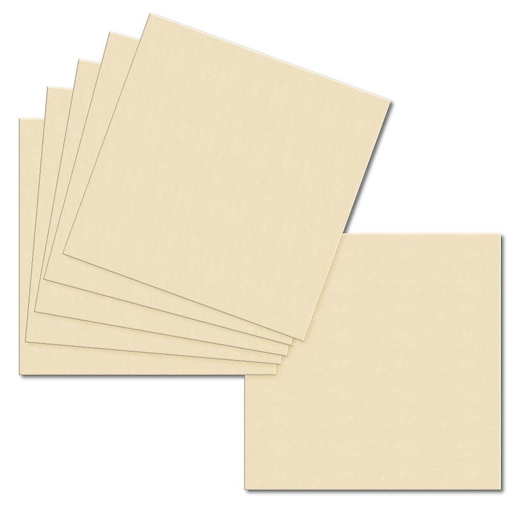 ColorSono Pale Cream. 148mm x 148mm. Large Square. 240gsm Card Sheet. 100