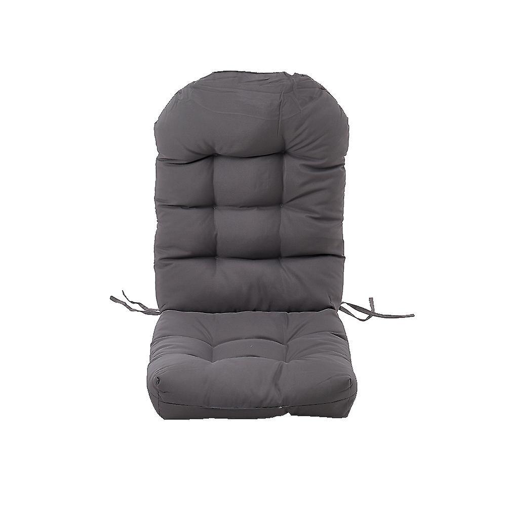 Living And Home 125cm Outdoor Waterproof Tufted Swing Seat Cushion,Dark Grey