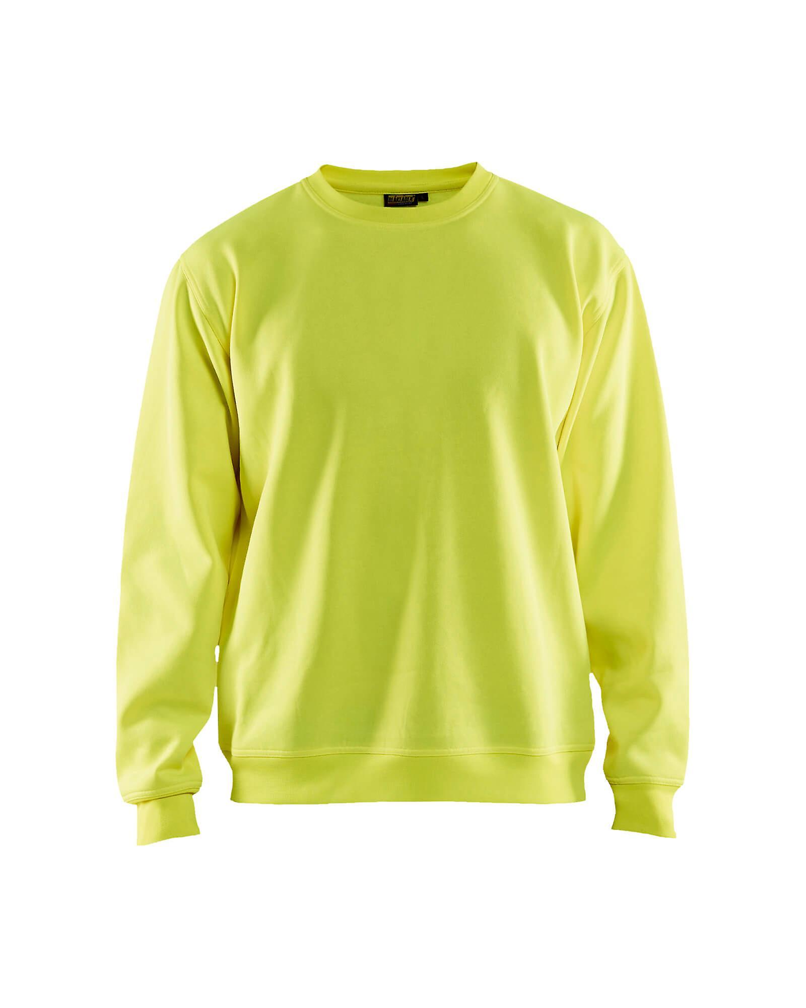 Blaklader 3401 hi-vis sweatshirt round-neck - mens (34011074) Yellow Xxxl