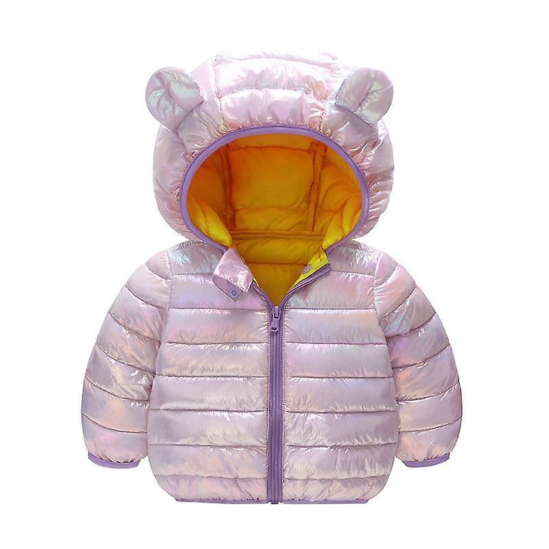 Slowmoose Autumn Winter Newborn Baby Clothes For Baby Jacket Dinosaur Print Outerwear 9M / Purple-200004891