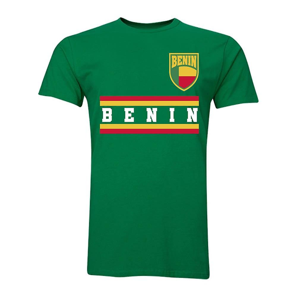 UKSoccerShop Benin Core Football Country T-Shirt (Green) Womens XL (Size 16 - 40 inch Chest)