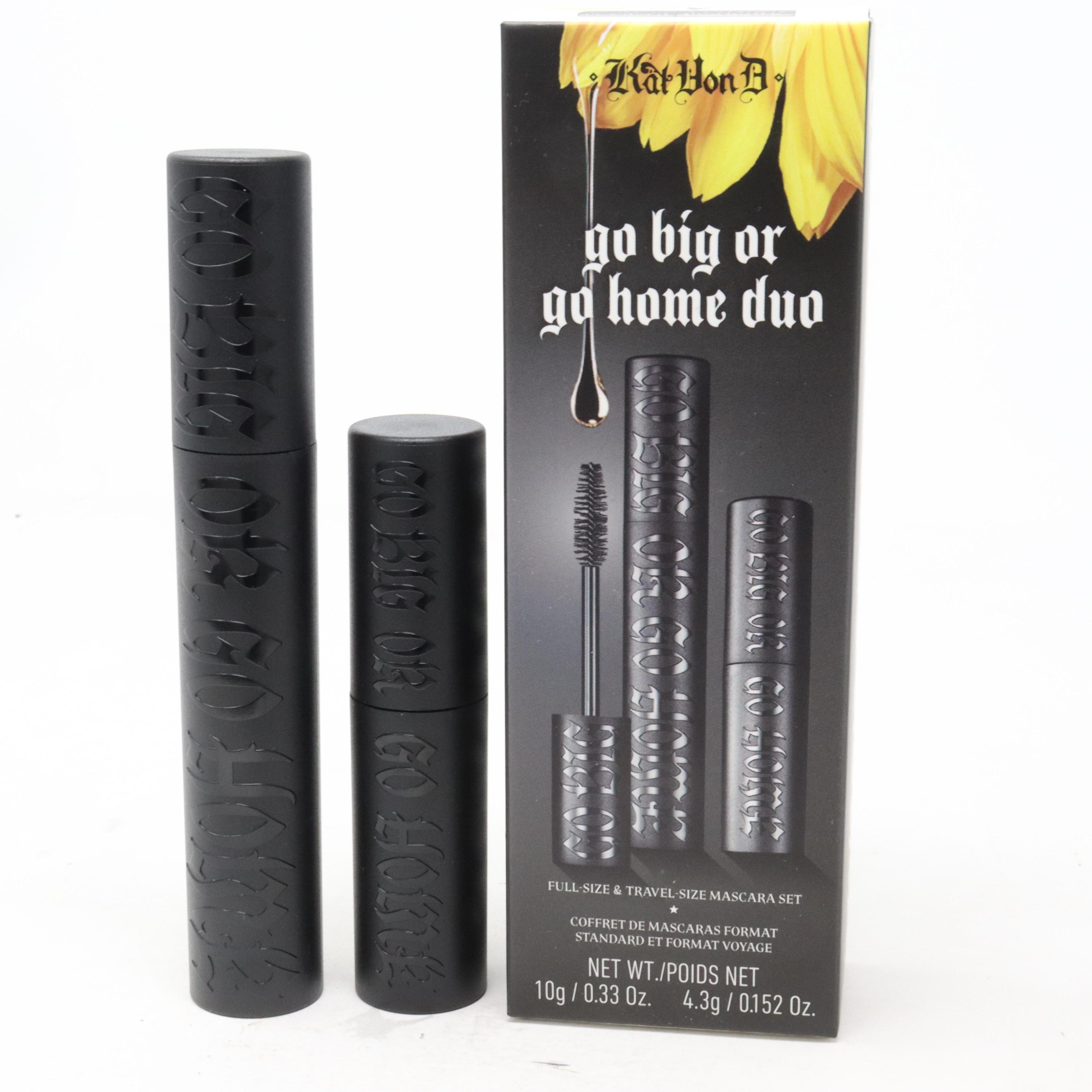 KVD Beauty Kat Von D Go Big Or Go Home Mascara Duo  / New With Box 8