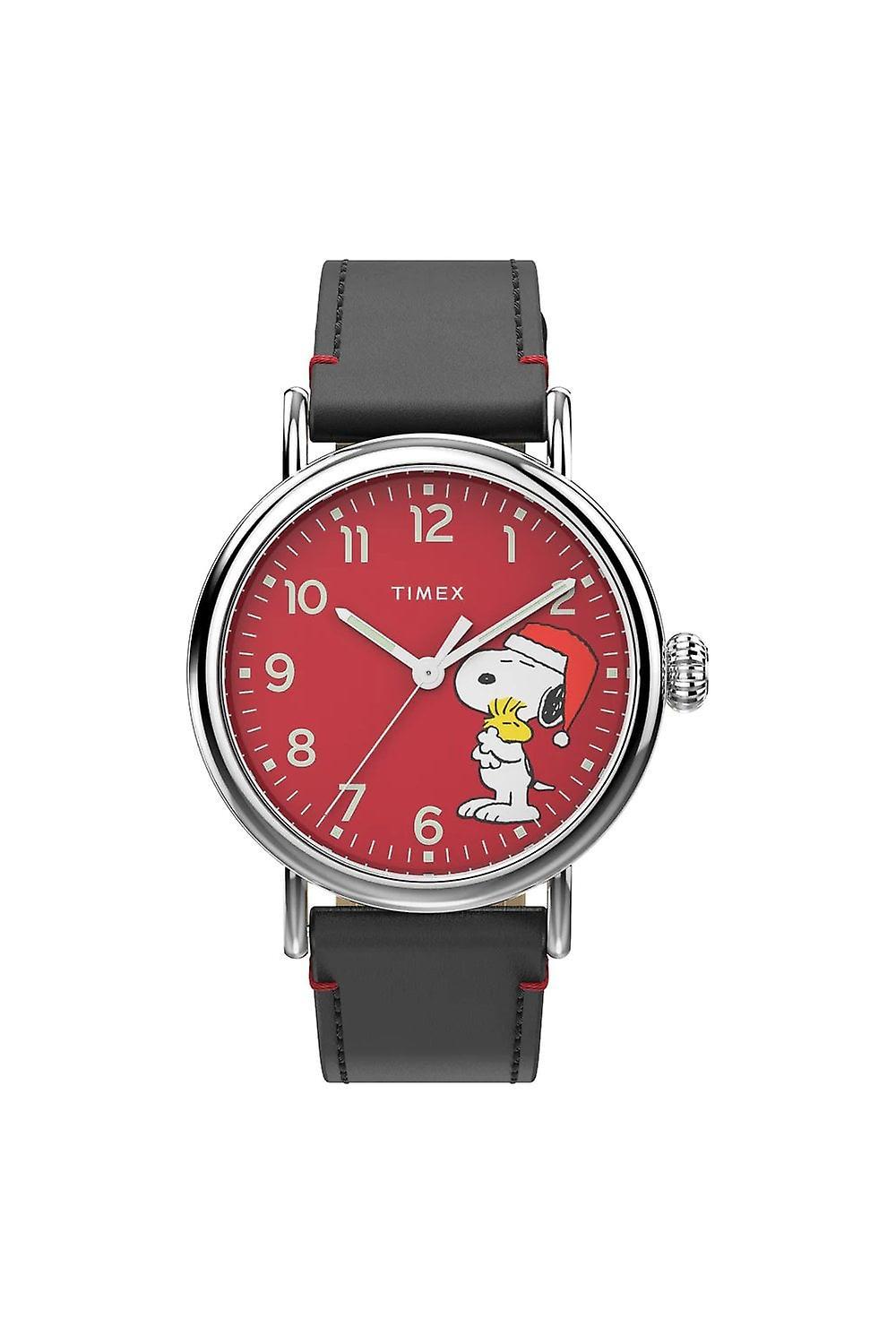 Men's Timex X Peanuts Featuring Snoopy Holiday 40mm Watch TW2V61100