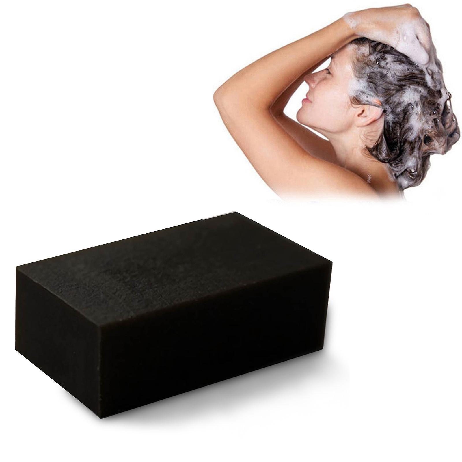 Gaoguang Usman Grass Black Shampoo Bar For Thinning Hair Growth Darking Organics Plant Gray Hair Loss Reverse Products Regrowth Solid Conditioner S...