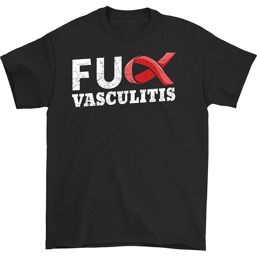 HISHARK Fuck vasculitis t-shirt Black XXXL