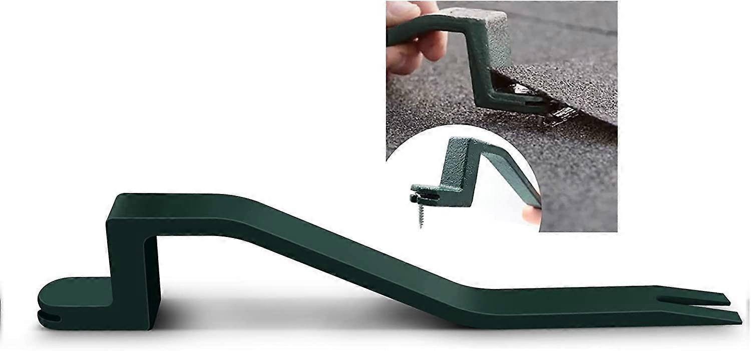 Unbrand Roof Shingles,Shingle Removal Tool,Roofing Tools,Heavy Duty Nail Remover Tool,Roof Shingle Nail Puller Green