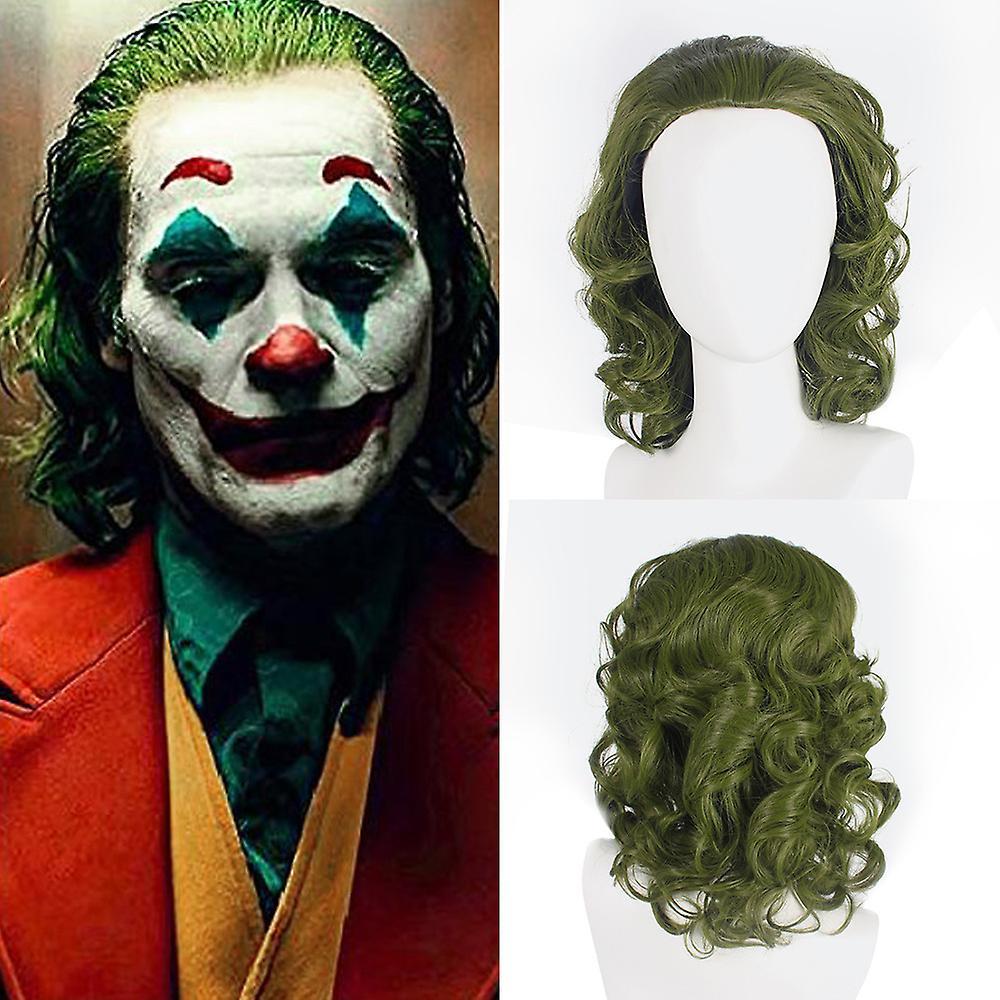 Mylight Halloween Cosplay Party Joker-movie Joaquin Phoenix Arthur Fleck Joker Green Wig