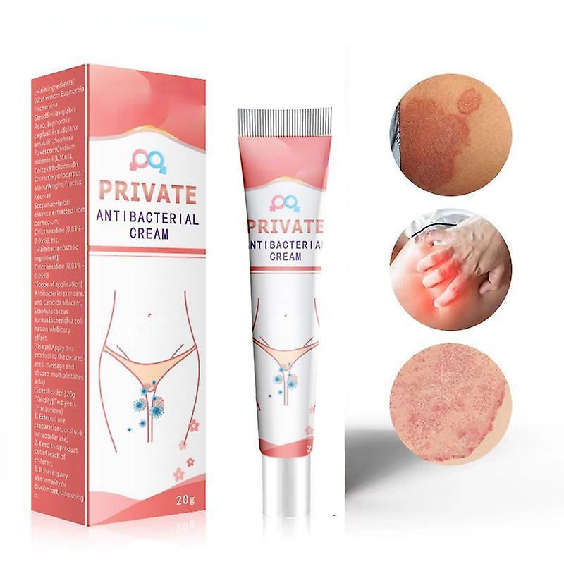 Frusde Private Antibacterial Cream, Itch Relief Cream, Antifungal Cream Women Private Parts For Relieve Itching Skin Irritation, Eczema Dermatitis ...