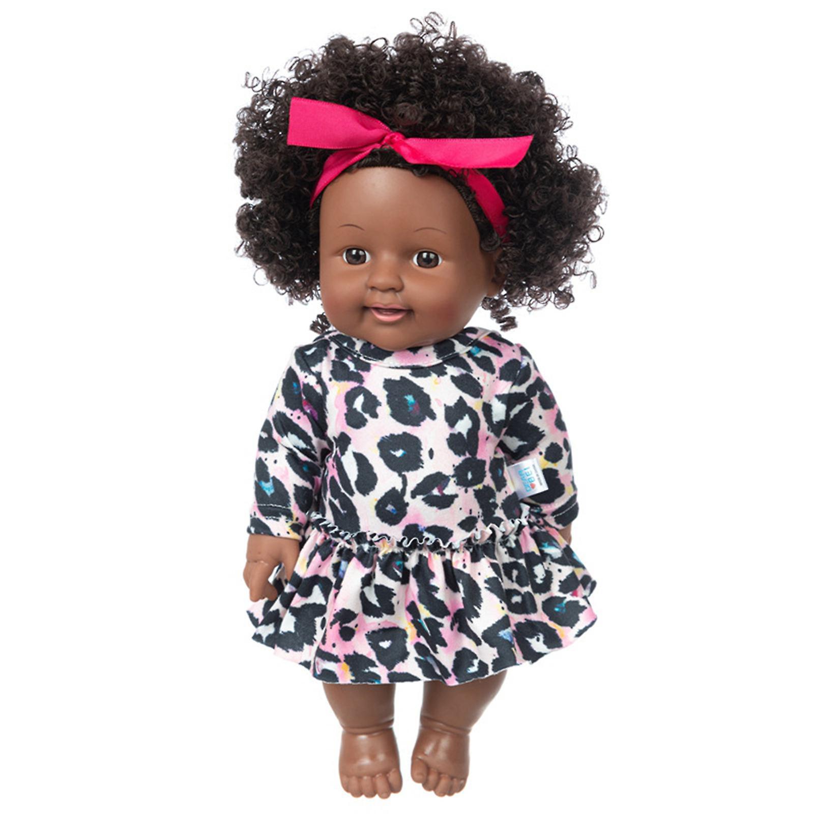 Shency 12 Inch Black Baby Dolls With Clothes A,frican Realistic Baby Washable Gift For Kids Girls