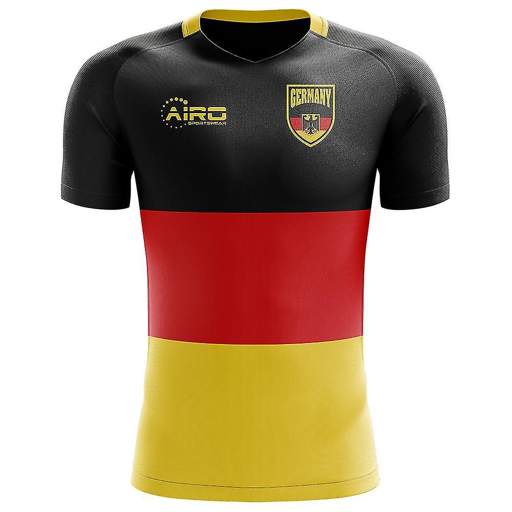 Airo Sportswear 2024-2025 Germany Flag Concept Football Shirt Black S