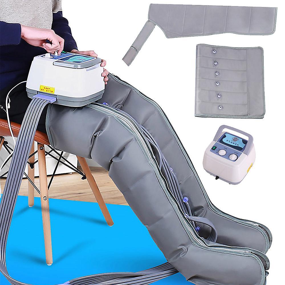 Arysieer 6 Cavity Air Compression Leg Massager Foot Arm Waist Blood Circulation Lymphatic Drainage Physiotherapy Rehabilitation Relaxing Set 220V